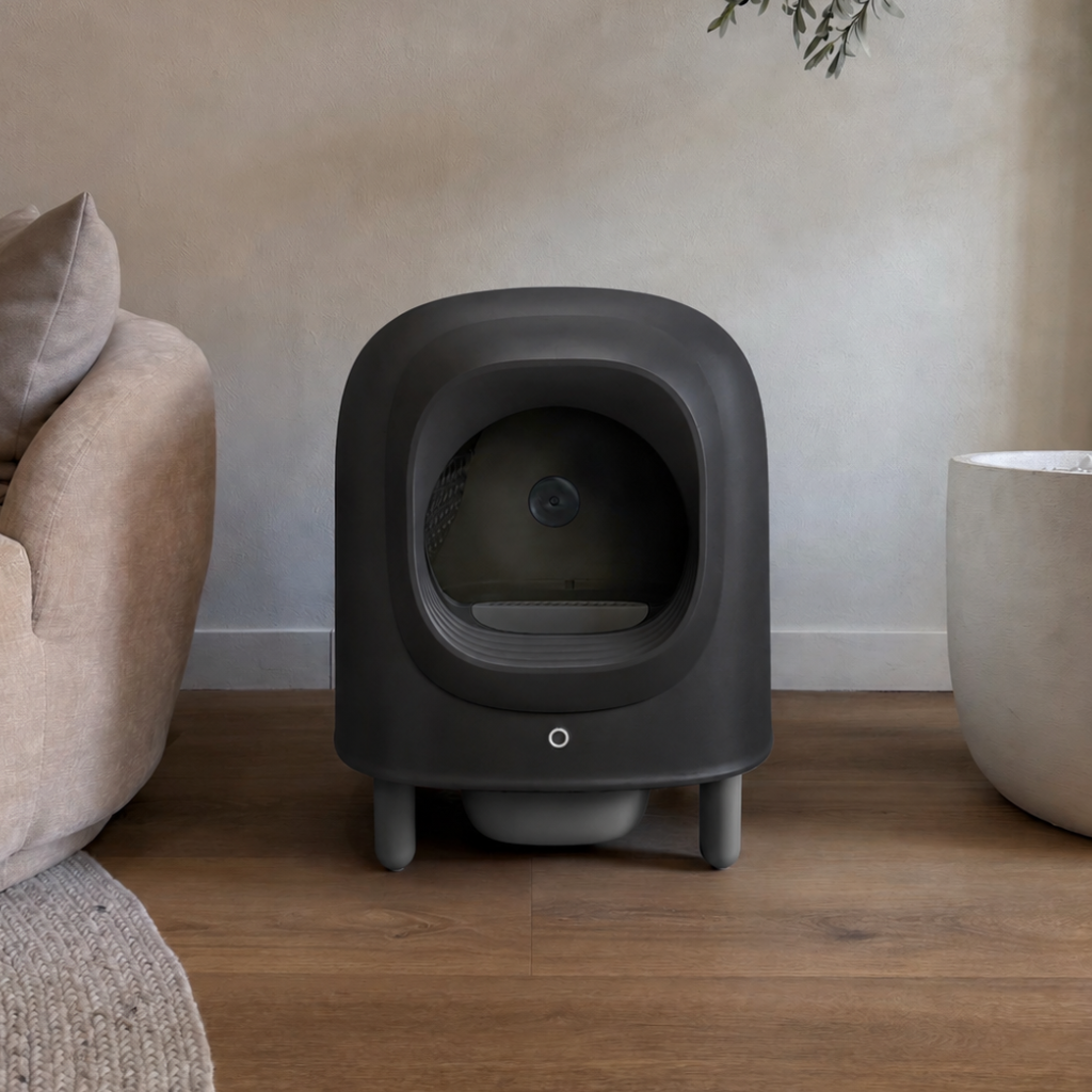 Petree Cube v2 - Litière Chat Autonettoyante - Black Edition