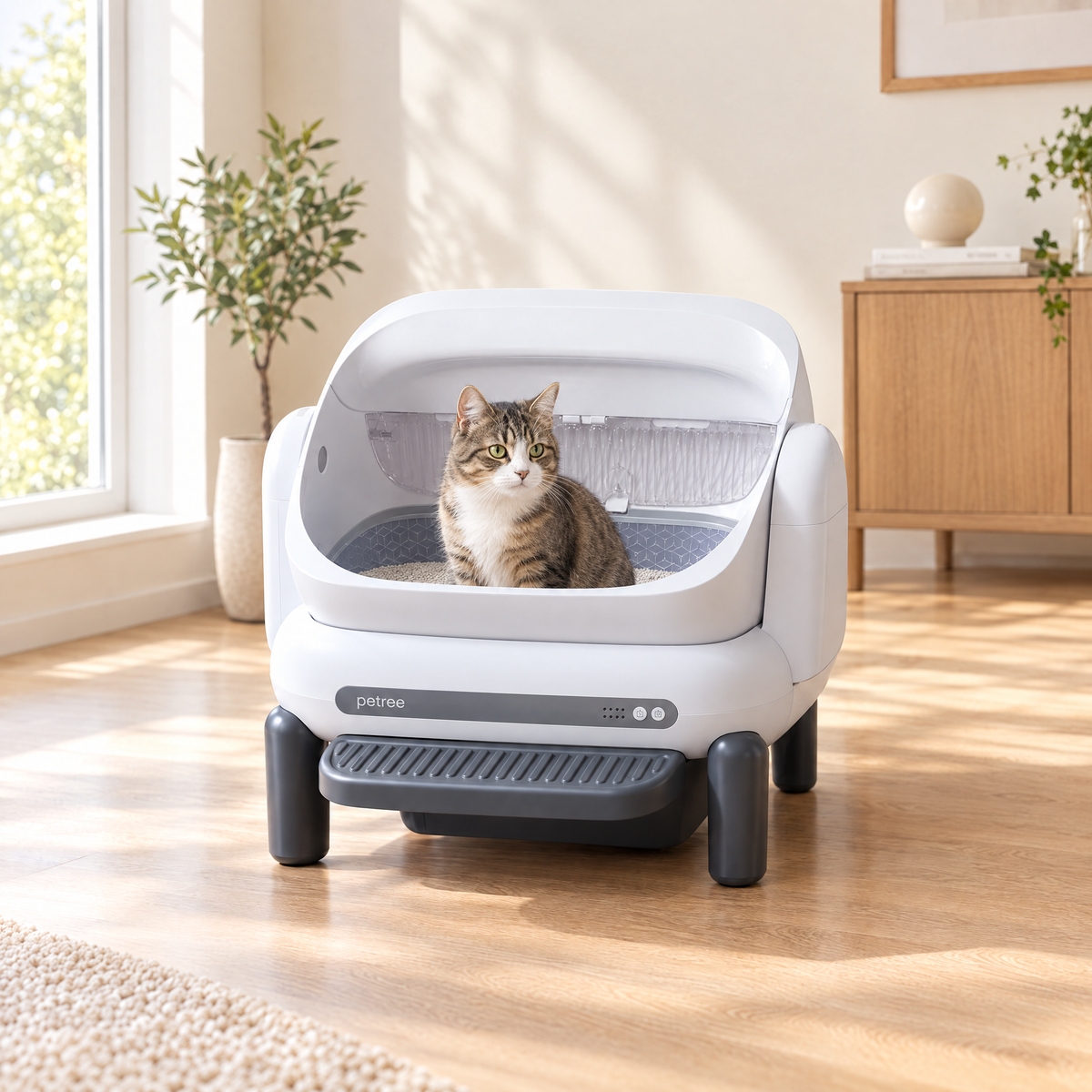 Petree Nest <br>Dé zelfreinigende kattenbak