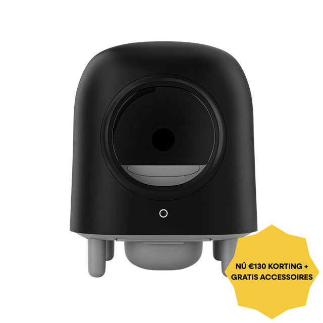 Petree Cube – Bac à litière autonettoyant – Édition Noire